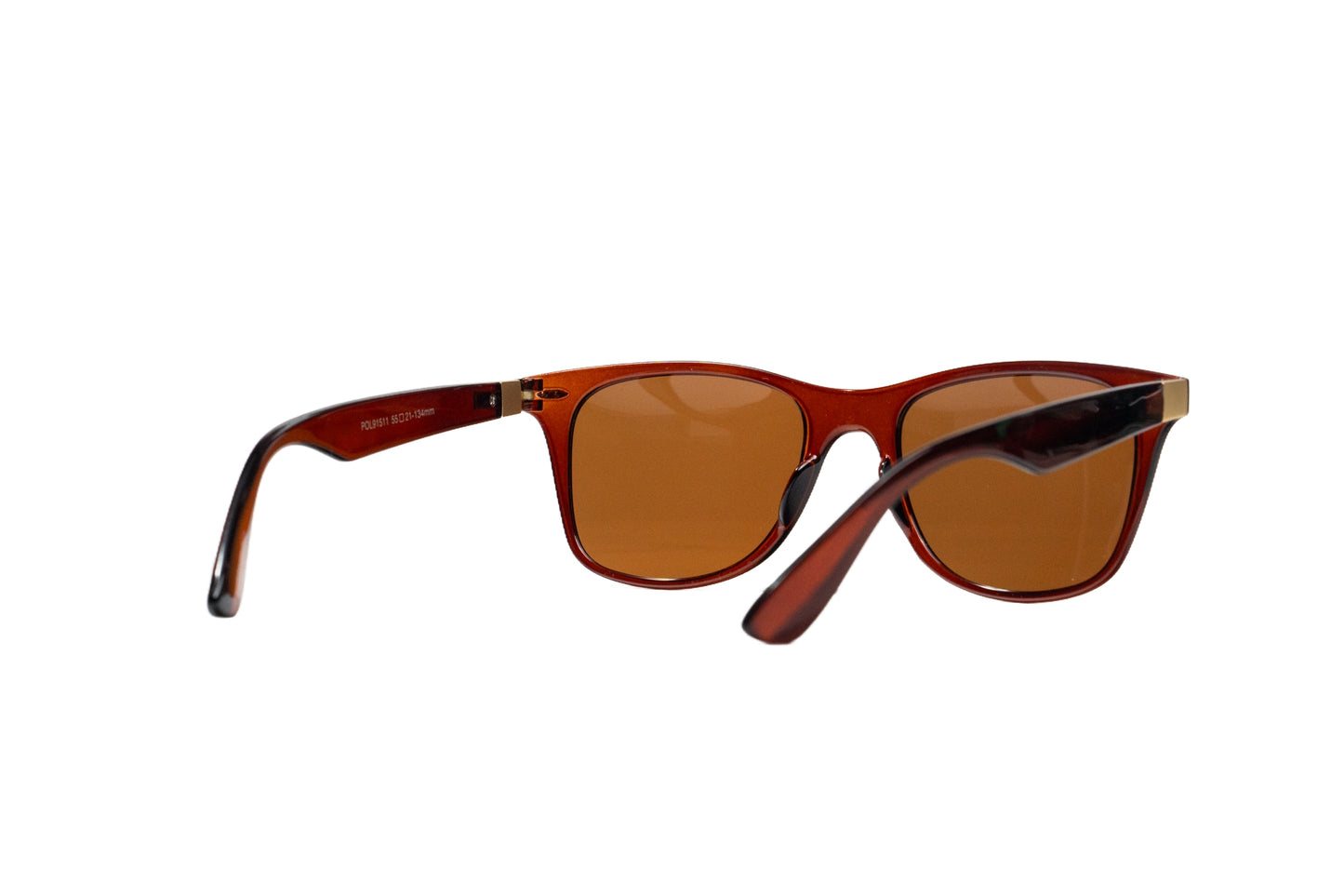 Q73. Men’s glossy brown Polarised Sunglasses, UV400 Retina Protection,Cooling Shield