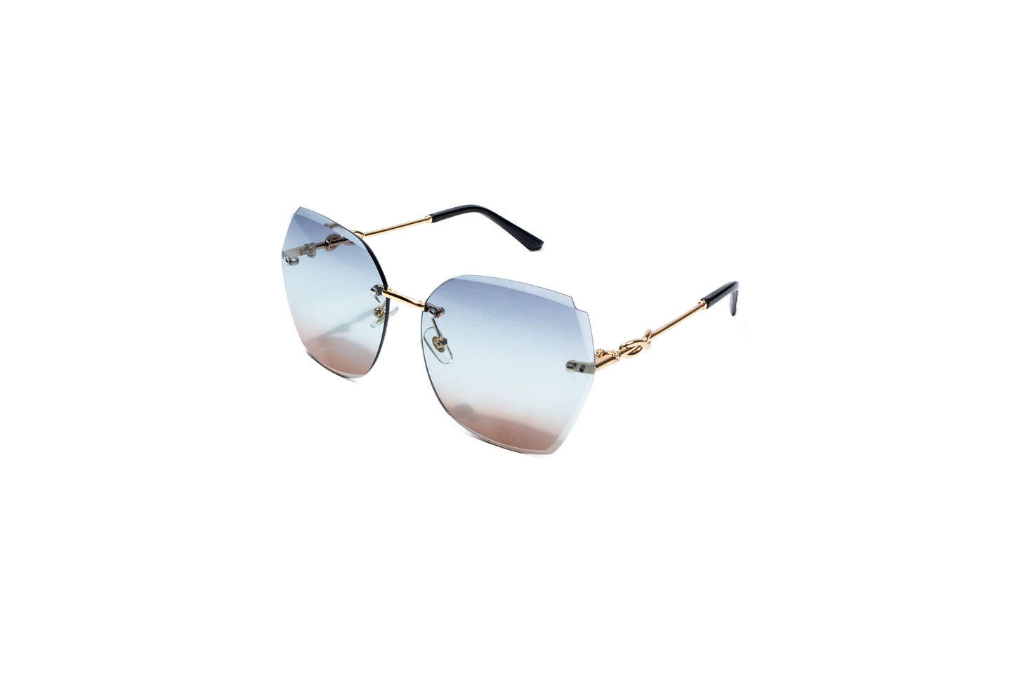 Q133B. Premium Rimless sunglass UV400 Retina protected cooling glass
