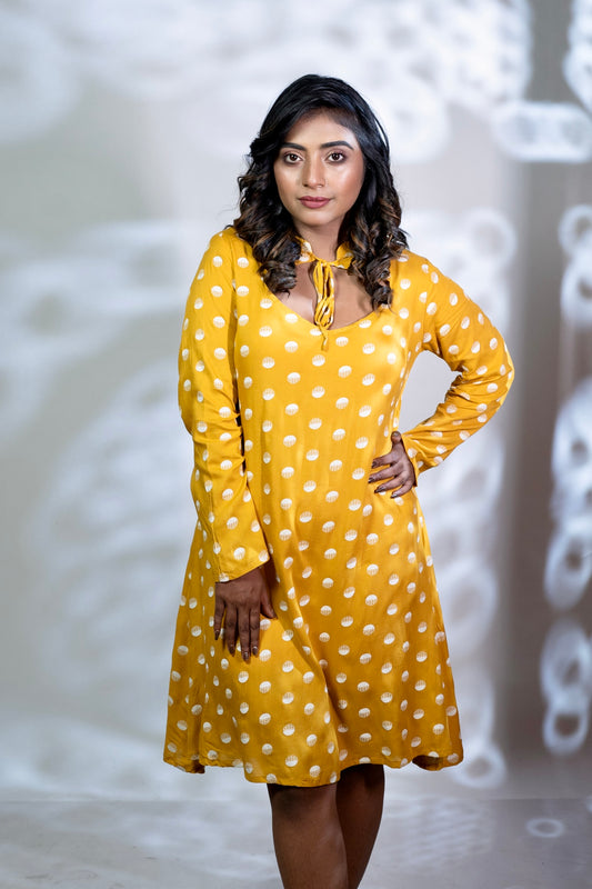 Hyrr Boby Gown Yellow