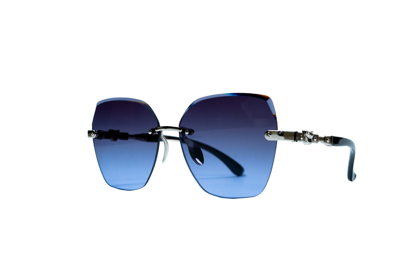 322. Celebrity Rimless diamond cut UV400 Retina protected cooling glass