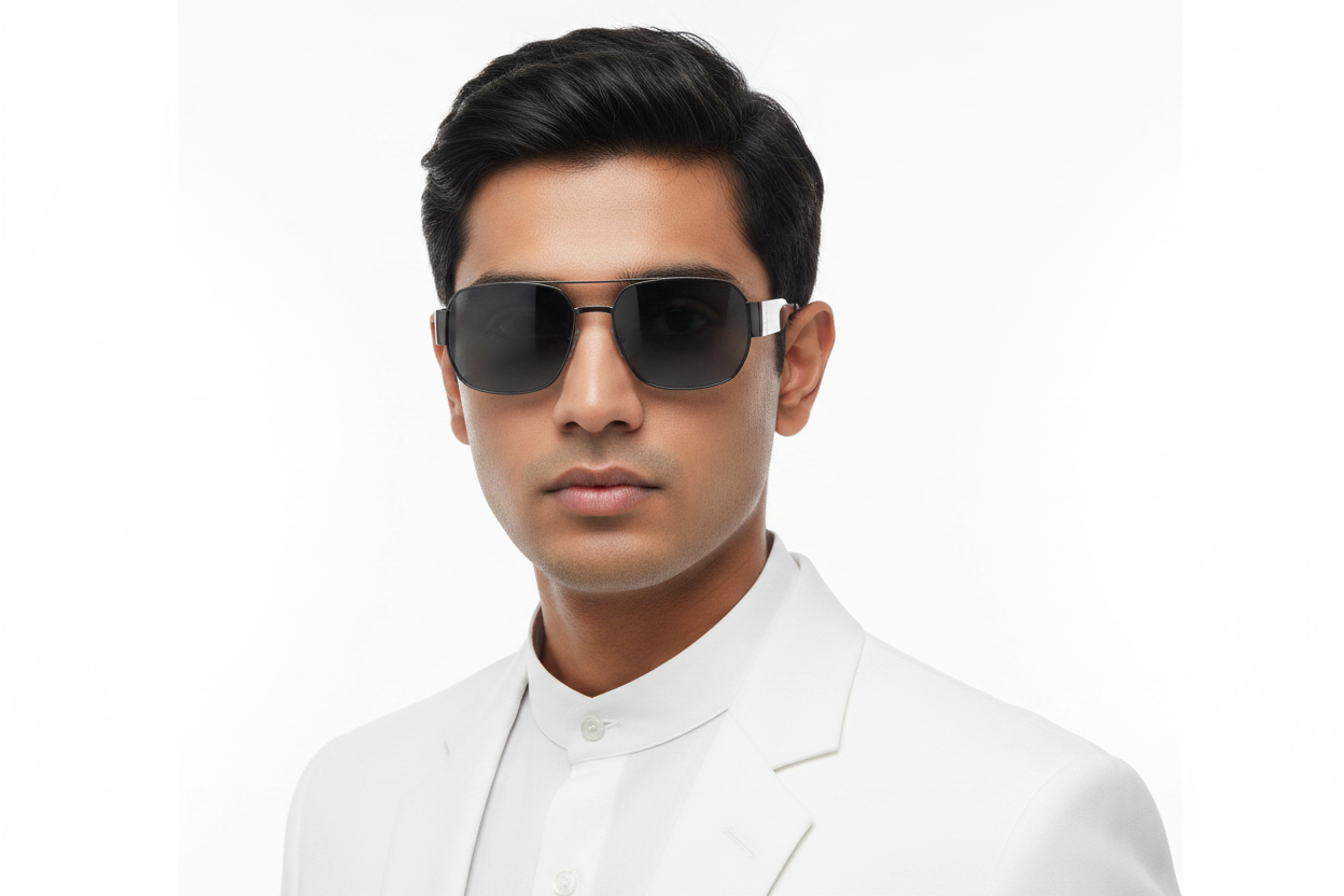 K139B. Men’s Exclusive metal Sunglasses UV400,Retina Protection,Cooling Shield