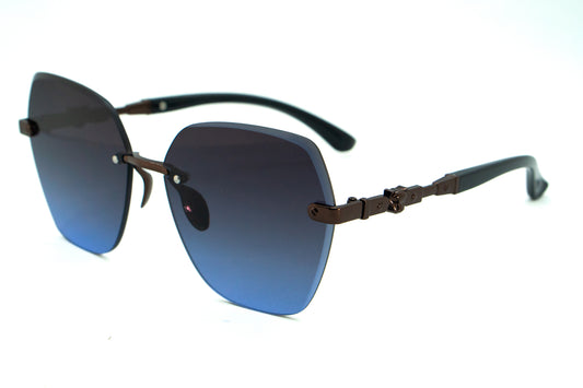 320. Celebrity Rimless diamond cut UV400 Retina protected cooling glass