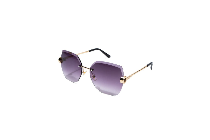 Q37d. Premium Rimless sunglass UV400 Retina protected cooling glass