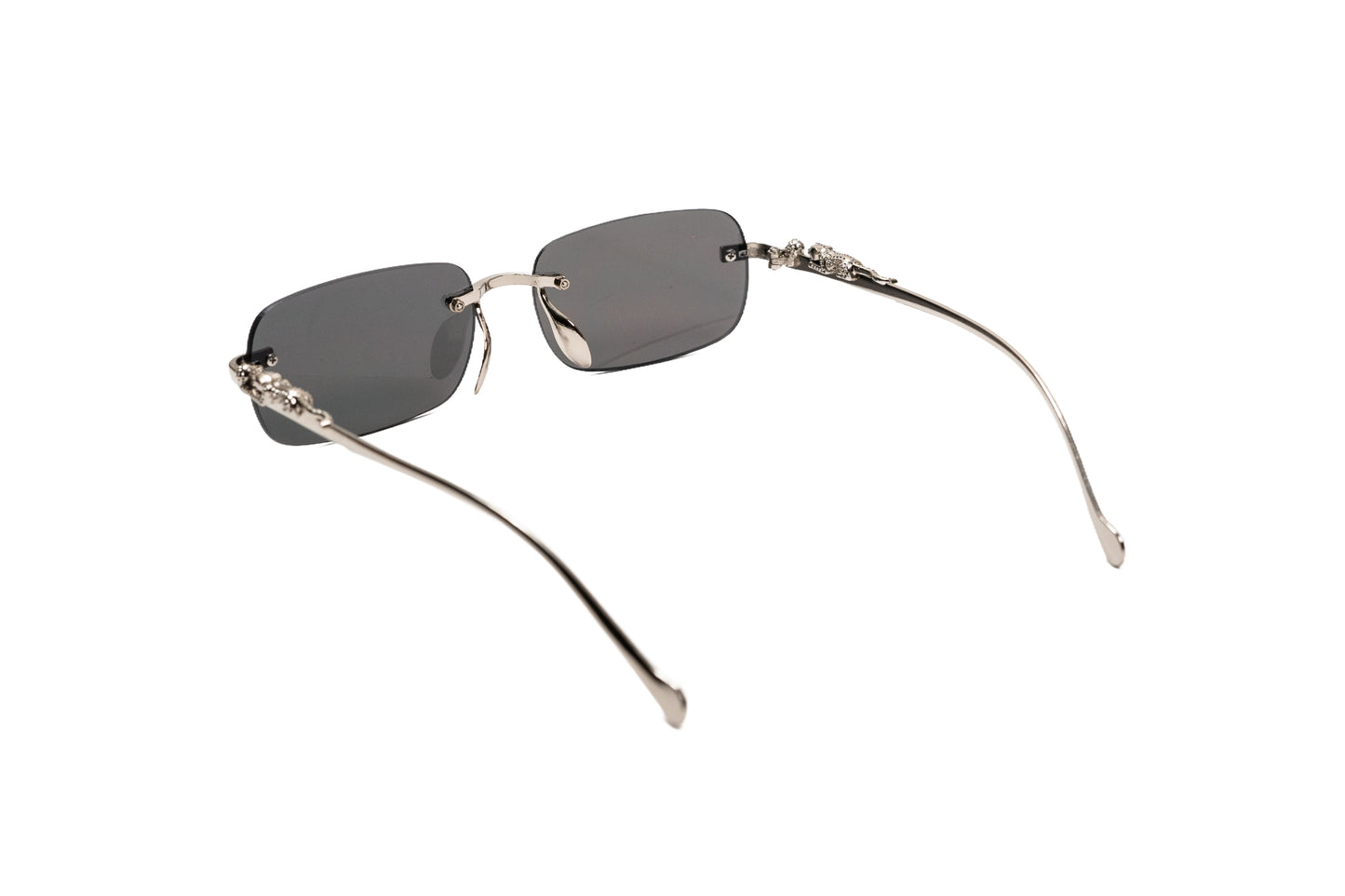 953. Unisex metal Rimless sunglass UV400 Retina protected cooling glass