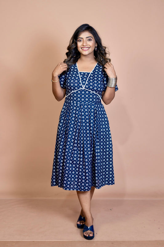 Hyrr Cutiepie Gown Blue