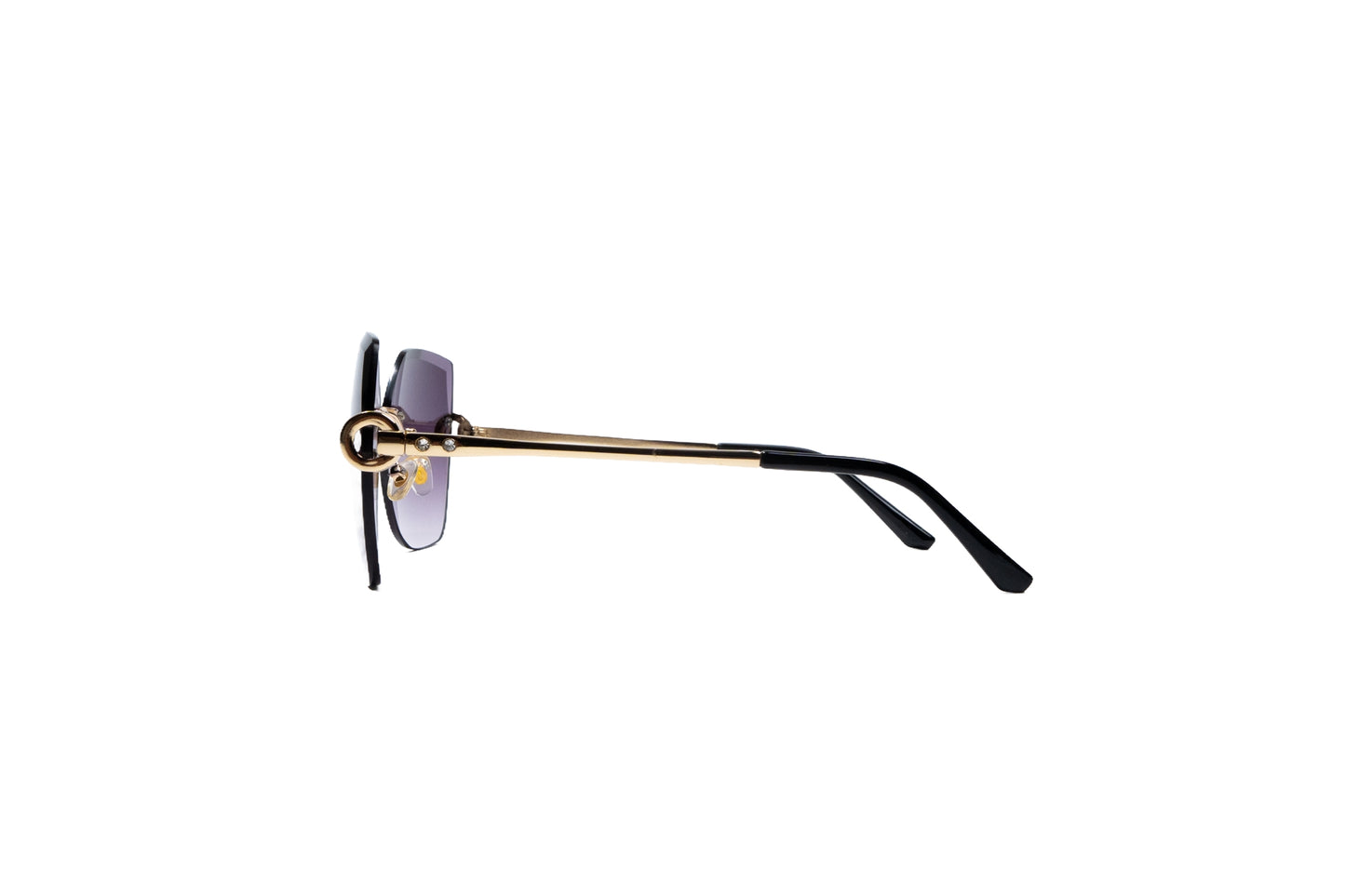 Q37D. Premium Rimless sunglass UV400 Retina protected cooling glass
