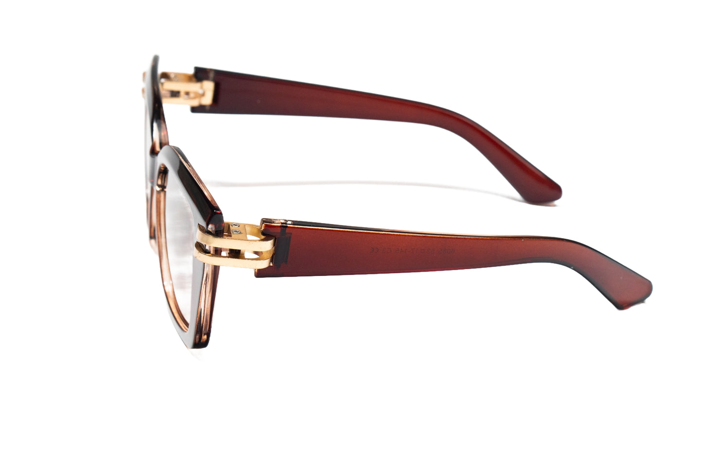 876. premium square Bossy brown UV400 Retina protected cooling glass