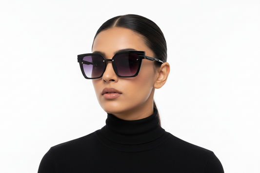 Q107B. Celebrity stylish sunglasses UV400 Retina protected cooling glass