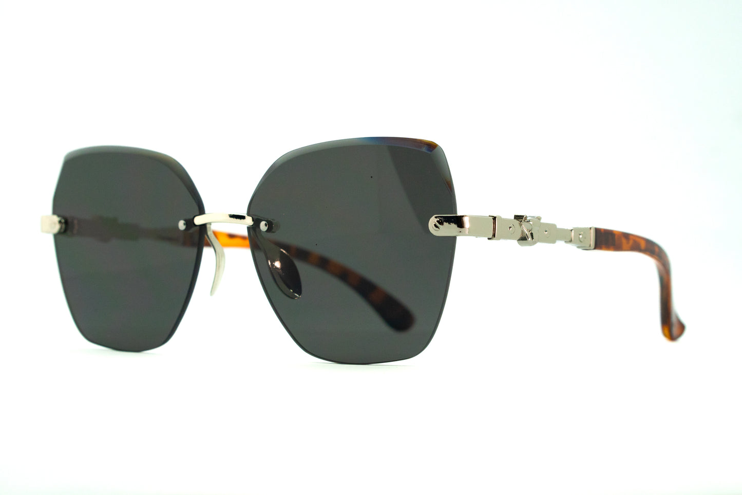 339. Celebrity Rimless diamond cut UV400 Retina protected cooling glass