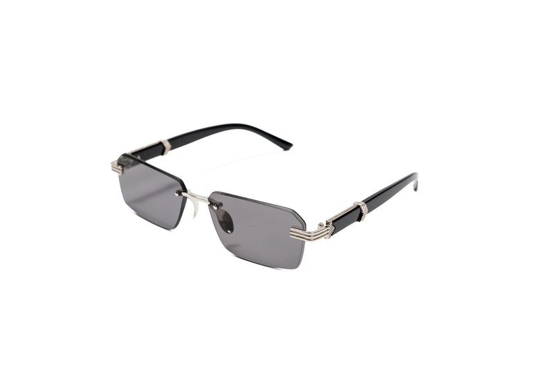 982b. Unisex Rimless sunglass UV400 Retina protected cooling glass