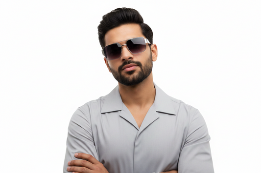 K139D. Men’s Exclusive metal Sunglasses UV400,Retina Protection,Cooling Shield