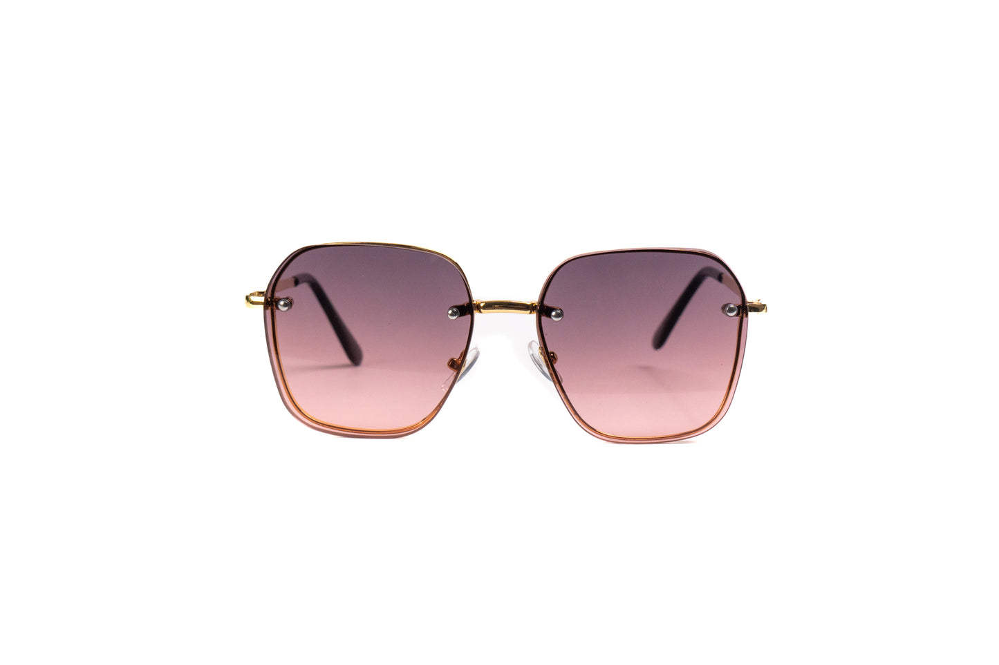 586. Celebrity metal body Rimless UV400 Retina protected cooling glass