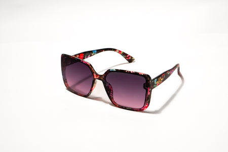 578.Square Primium floral Celebrity UV400 Retina protected cooling glass