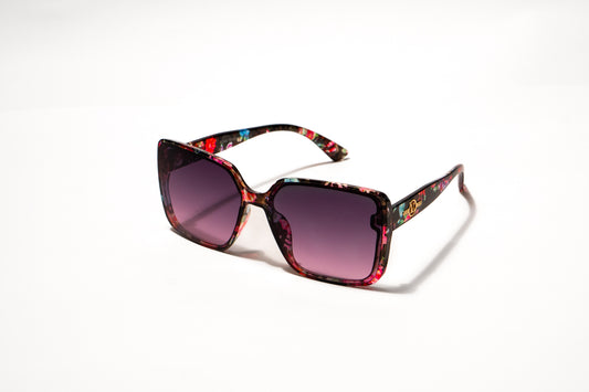 578.Square Primium floral Celebrity UV400 Retina protected cooling glass