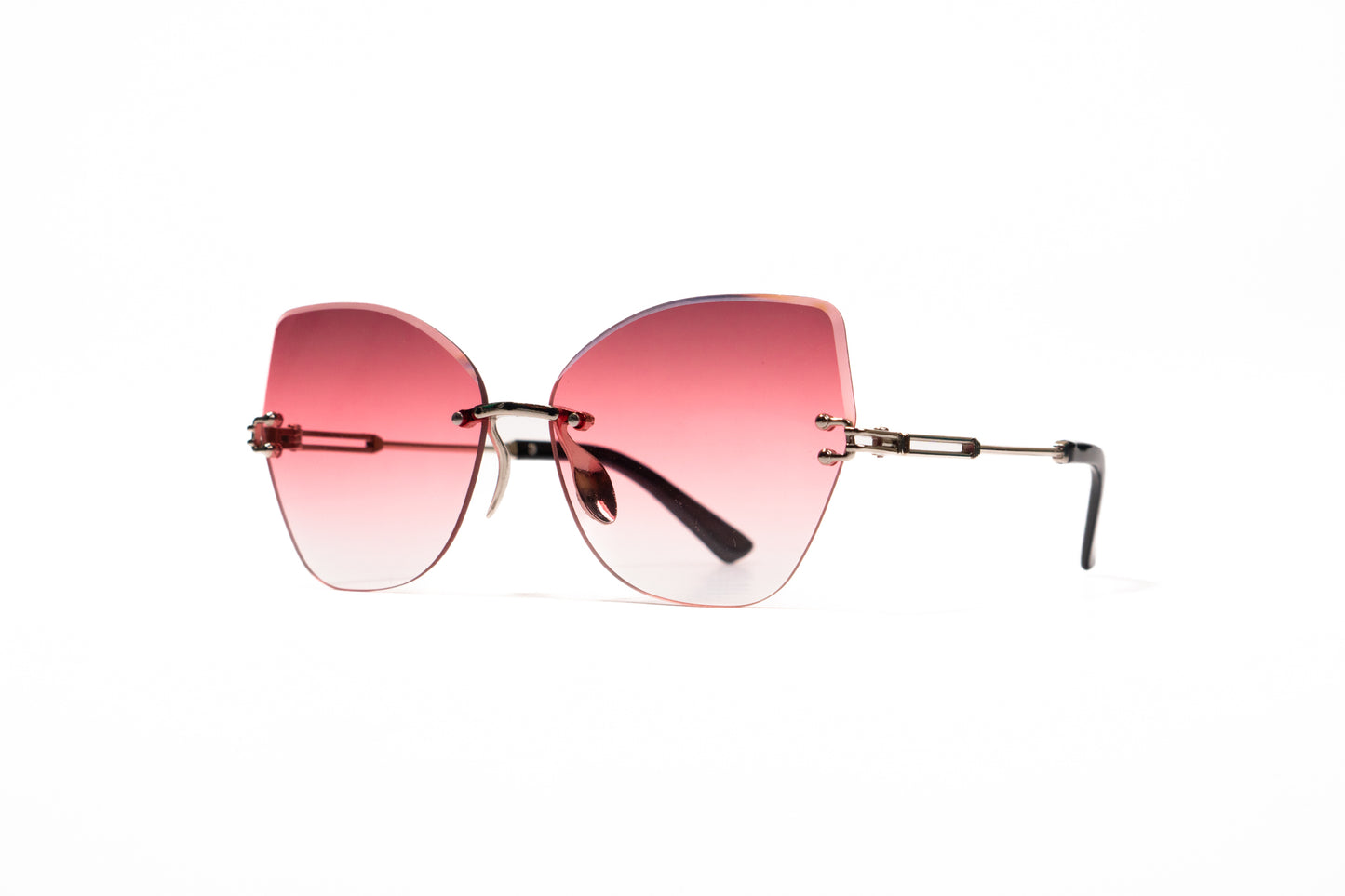 644. Celebrity Rimless diamond cut UV400 Retina protected cooling glass