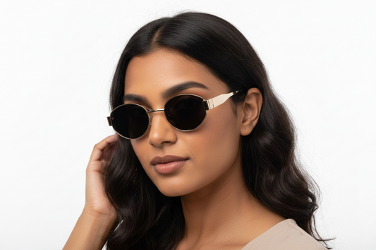 897. Unisex metal trendy Sunglasses, UV400 Retina Protection,Cooling Shield