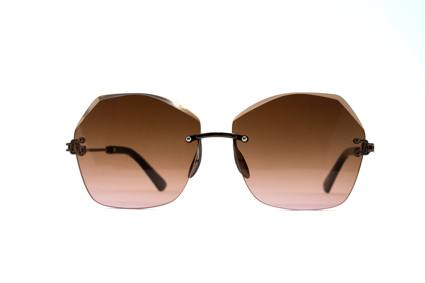 349. Celebrity Rimless diamond cut UV400 Retina protected cooling glass