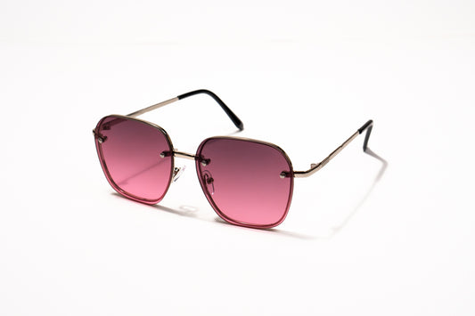 589. Celebrity metal body Rimless UV400 Retina protected cooling glass