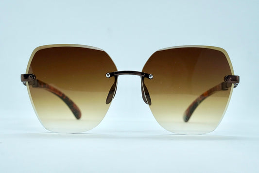 316. Celebrity Rimless diamond cut UV400 Retina protected cooling glass