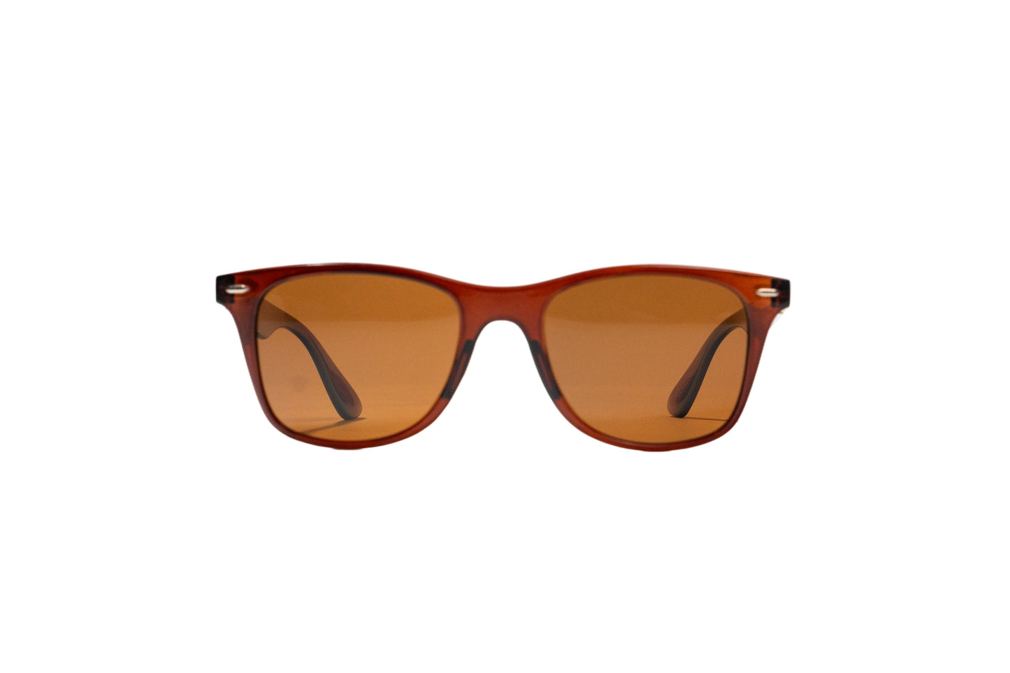 Q73. Men’s glossy brown Polarised Sunglasses, UV400 Retina Protection,Cooling Shield