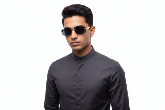 U116G. Unisex metal trendy Sunglasses, UV400 Retina Protection,Cooling Shield