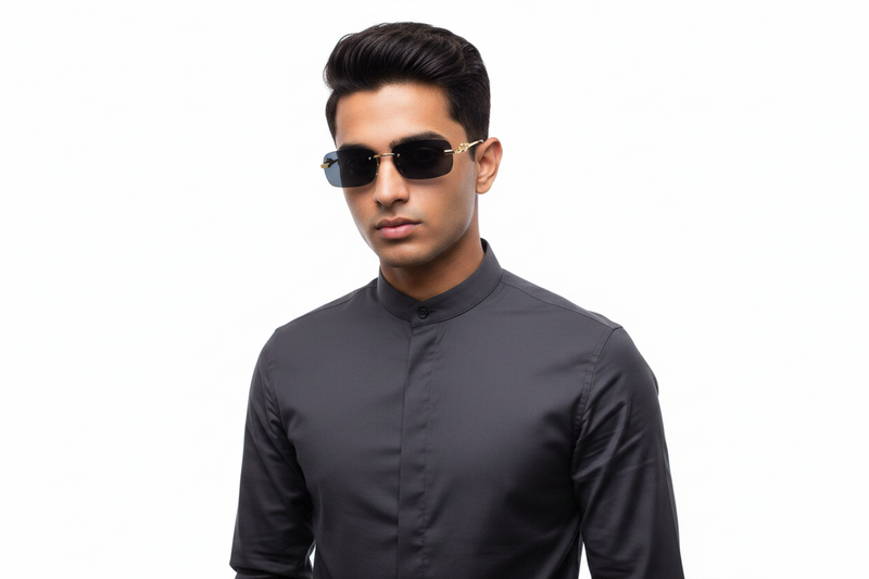 U116G. Unisex metal trendy Sunglasses, UV400 Retina Protection,Cooling Shield
