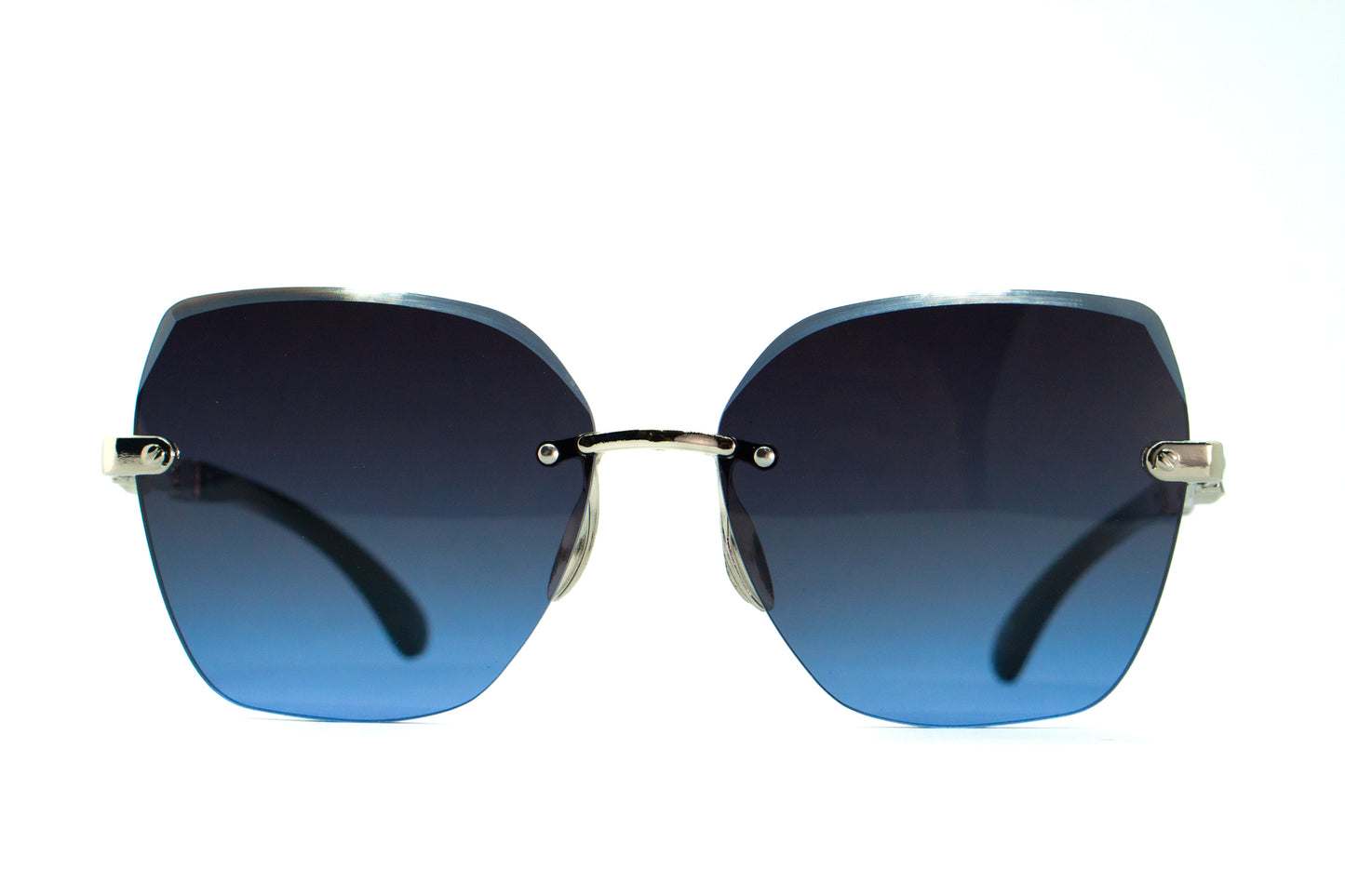 337. Celebrity Rimless diamond cut UV400 Retina protected cooling glass