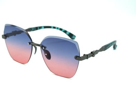 333. Celebrity Rimless diamond cut UV400 Retina protected cooling glass