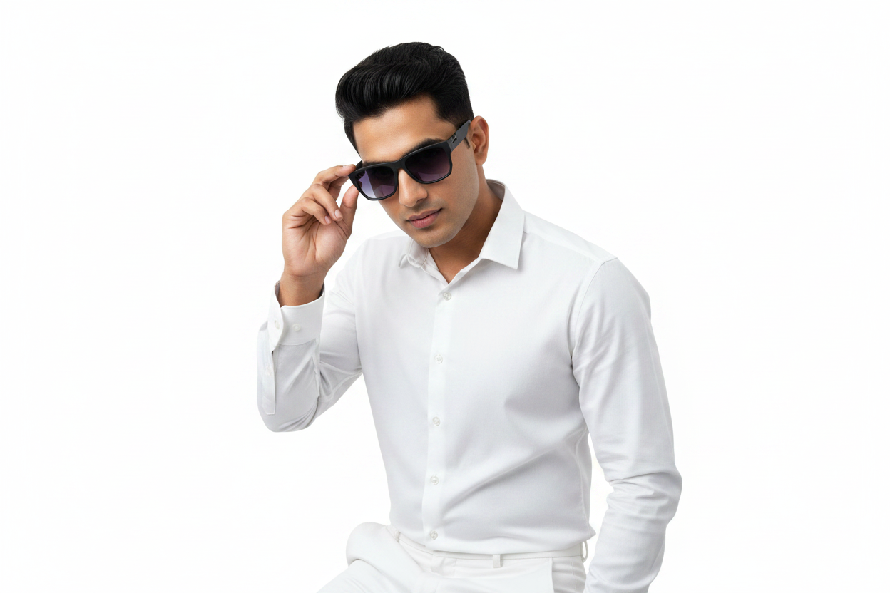 K143d. Men’s Celebrity sunglass UV400 Retina protected cooling glass