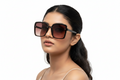 Q231. Celebrity stylish sunglasses UV400 Retina protected cooling glass