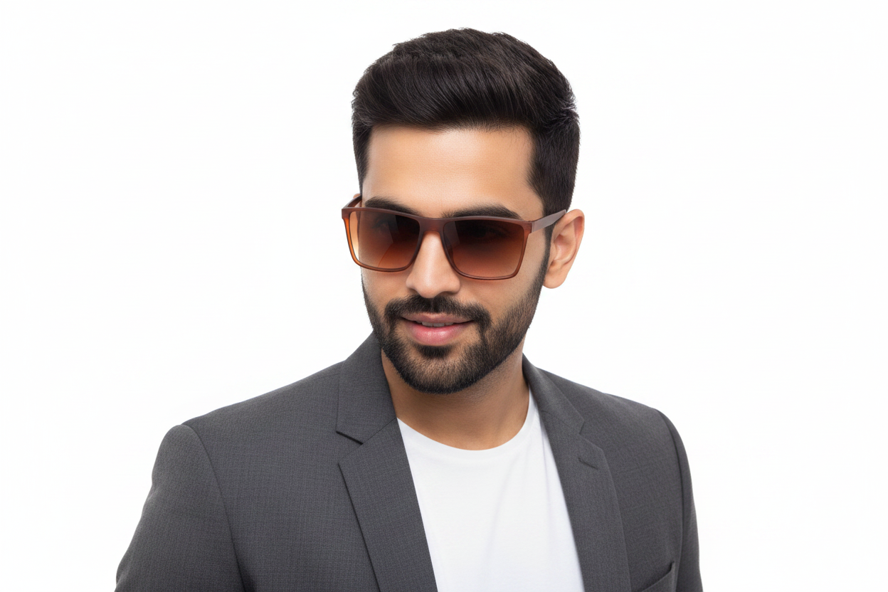 K163e. Men’s Celebrity sunglass UV400 Retina protected cooling glass