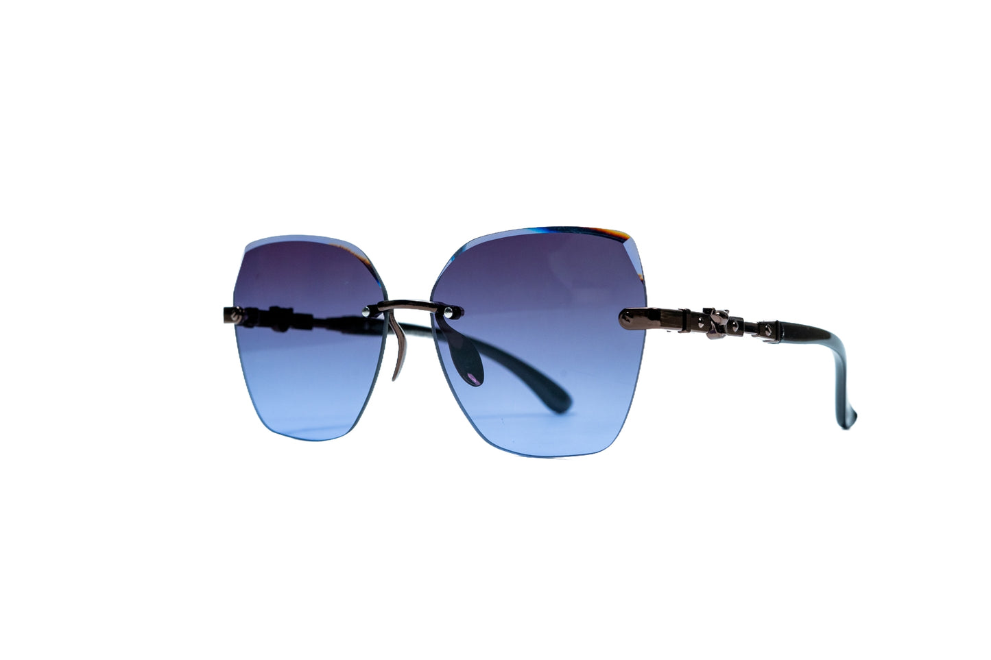 319. Celebrity Rimless diamond cut UV400 Retina protected cooling glass