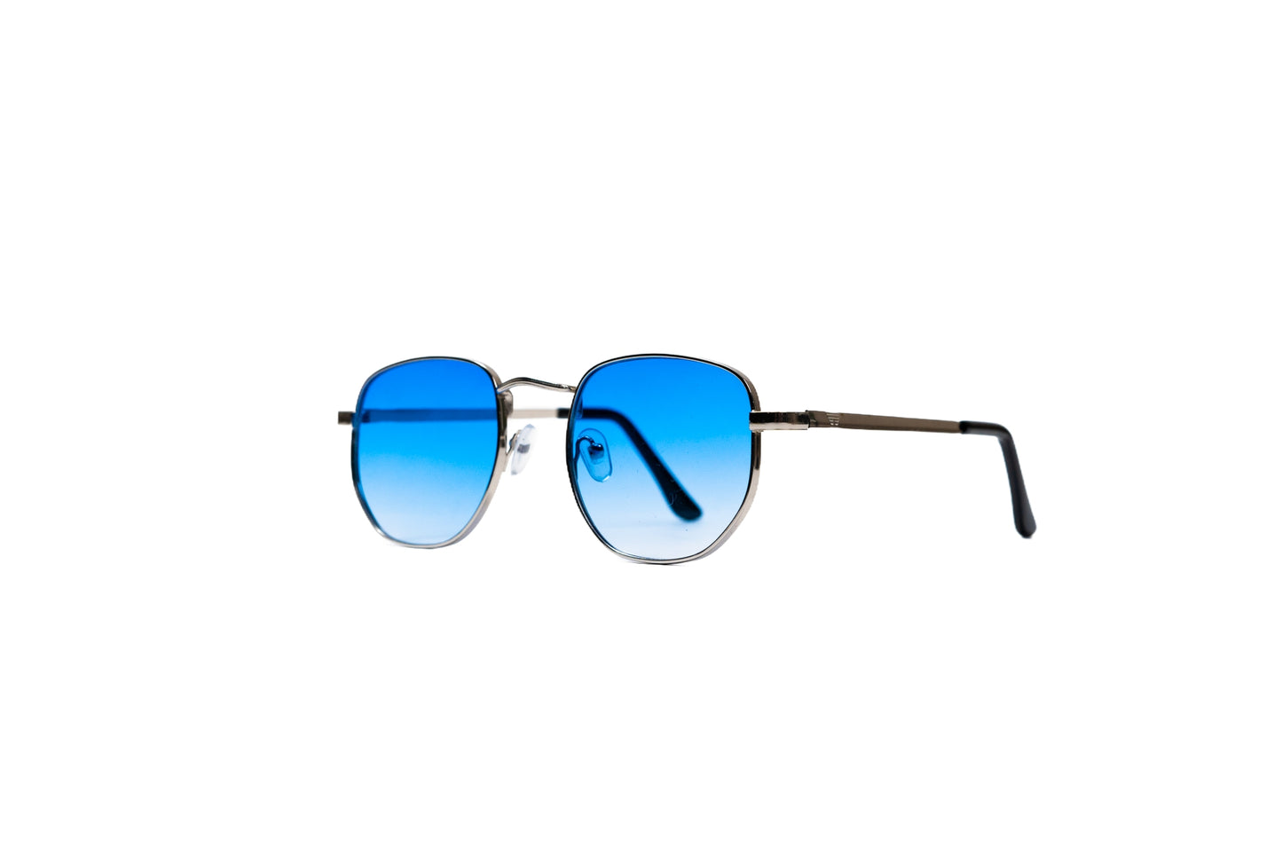 959. Unisex pentagon metal sunglass UV400 Retina protected cooling glass