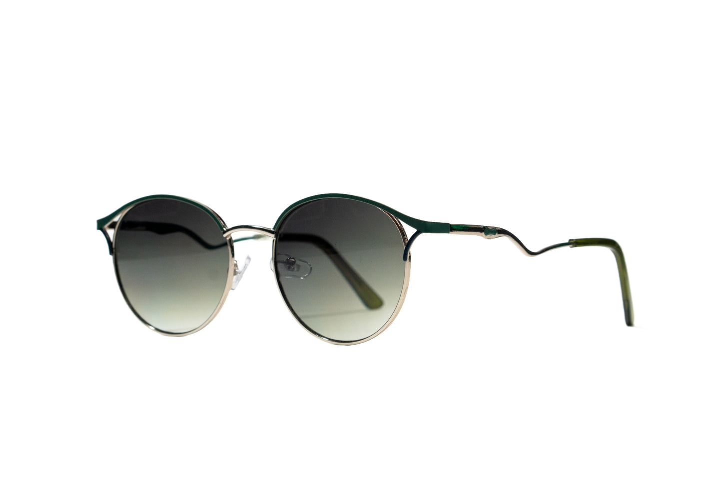 832. Premium lightweight round metal sunglass UV400 Retina protected cooling glass