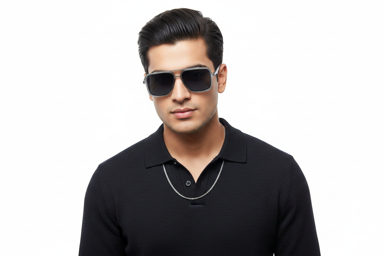 K164b. Men’s Celebrity sunglass UV400 Retina protected cooling glass
