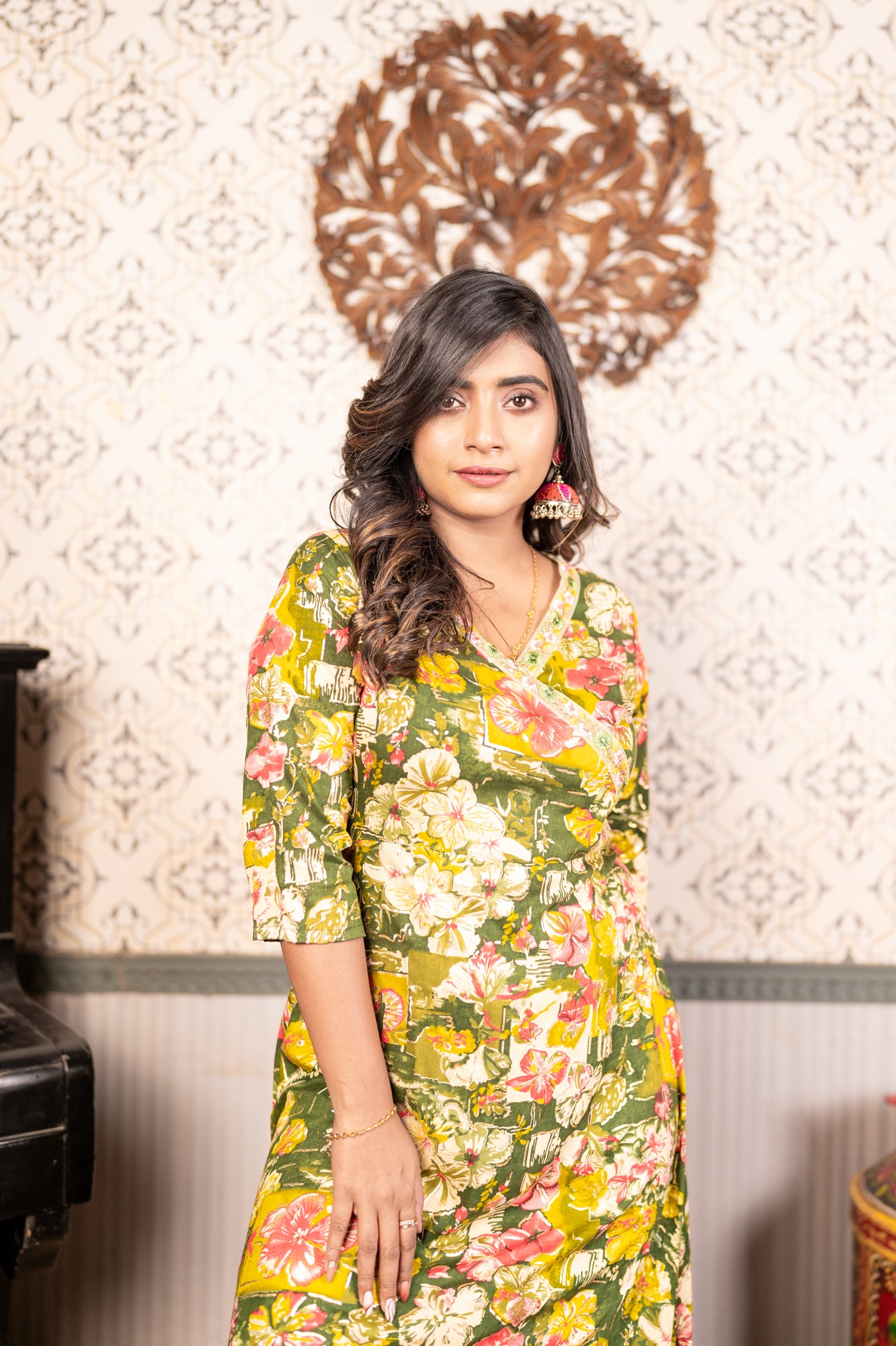 Hyrr Pekham  Gown Pesta Green