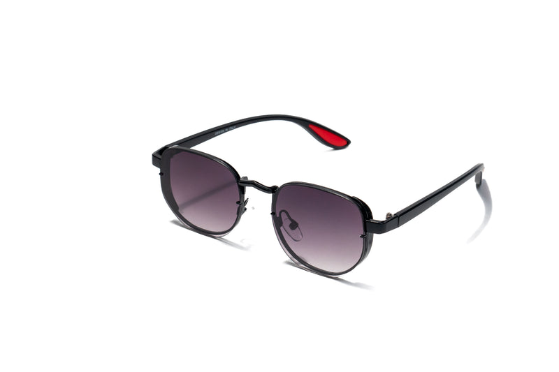 753. Men’s metal rimless Sunglass UV400 Retina protected cooling glass