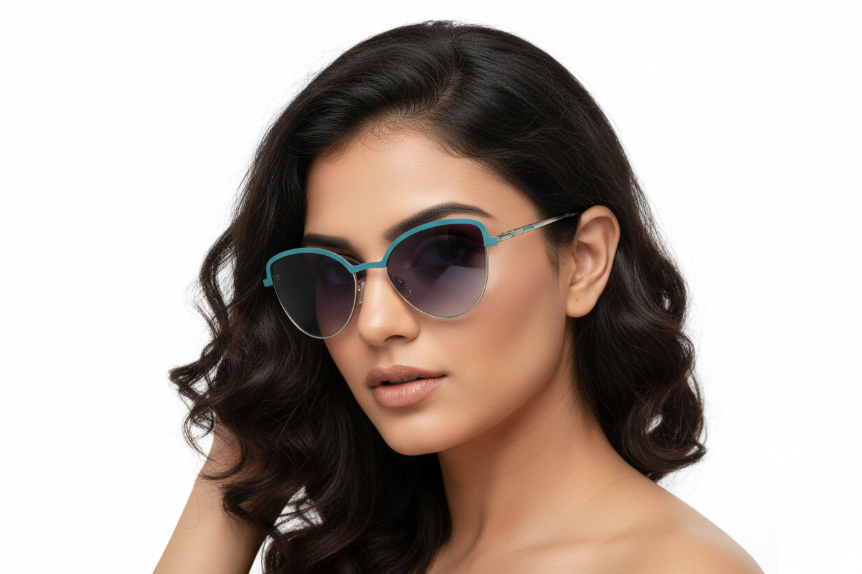 Q263. Exclusive metal sunglass UV400 Retina protected cooling glass