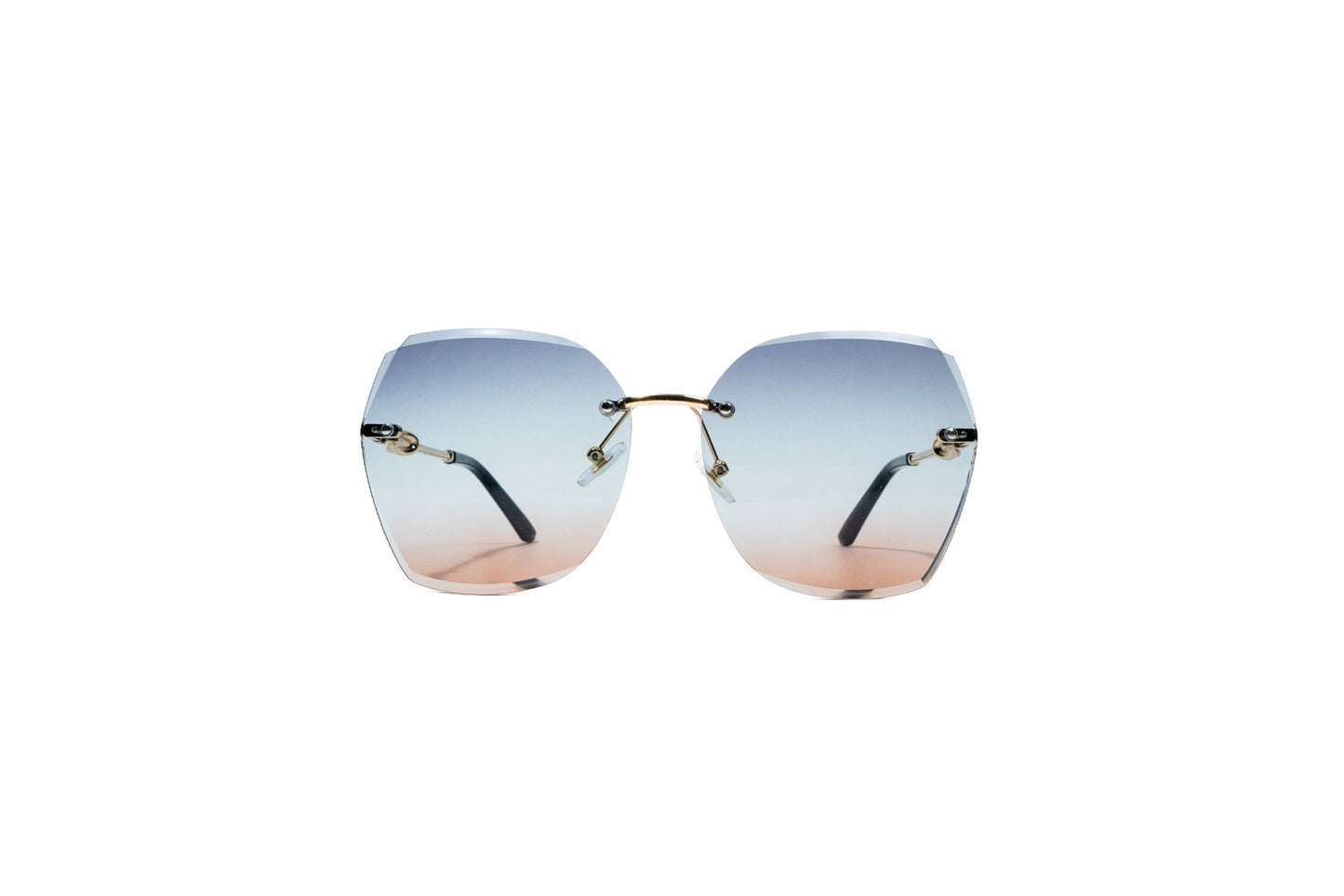 Q133B. Premium Rimless sunglass UV400 Retina protected cooling glass