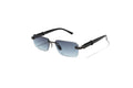 981. Unisex Rimless sunglass UV400 Retina protected cooling glass