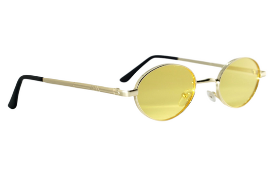 131. Trendy Metal Sunglasses with UV400 Retina Protection & Cooling Shield