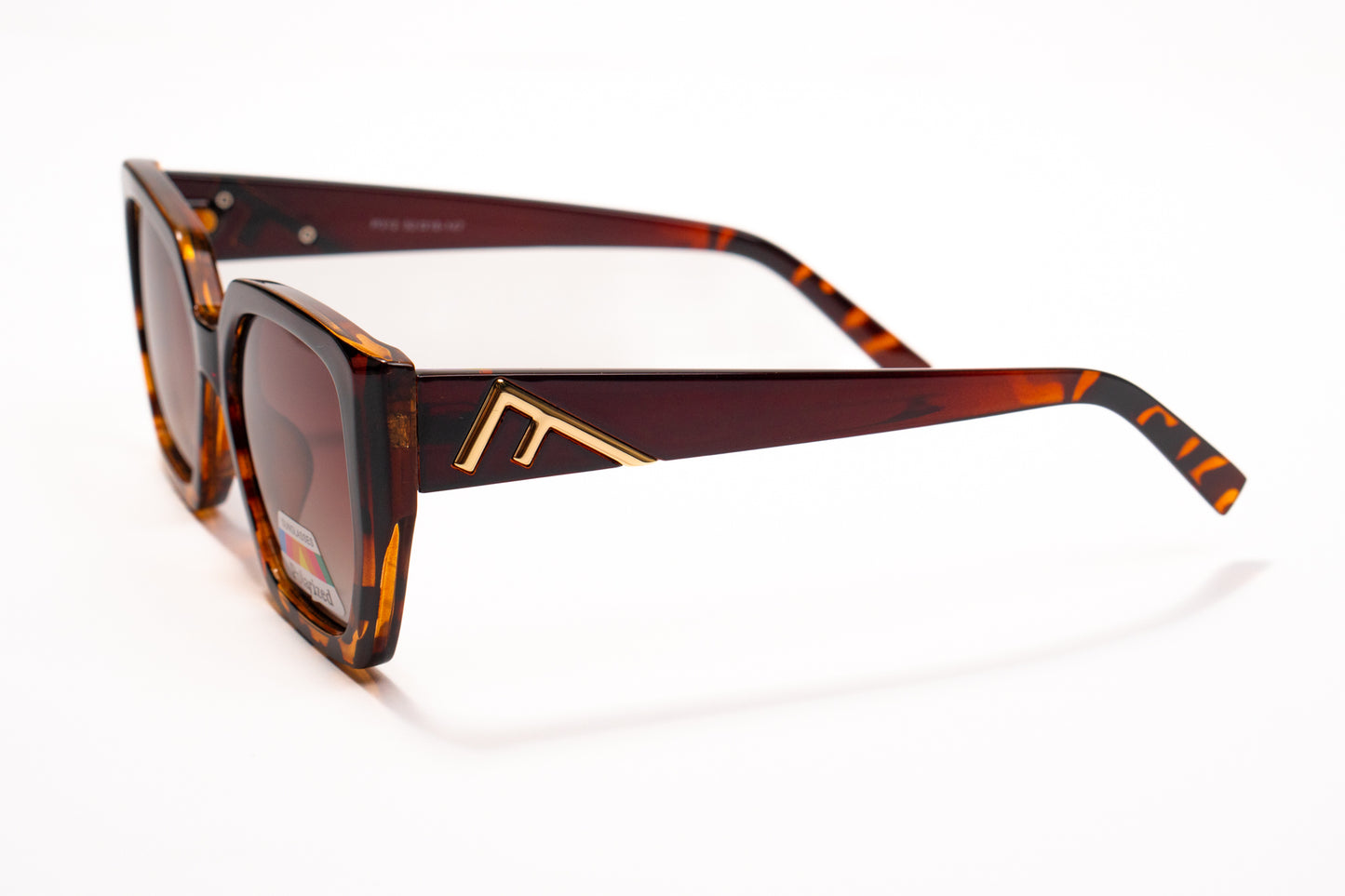 624. Hexagon polarized luxe animal Celebrity UV400 Retina protected cooling glass