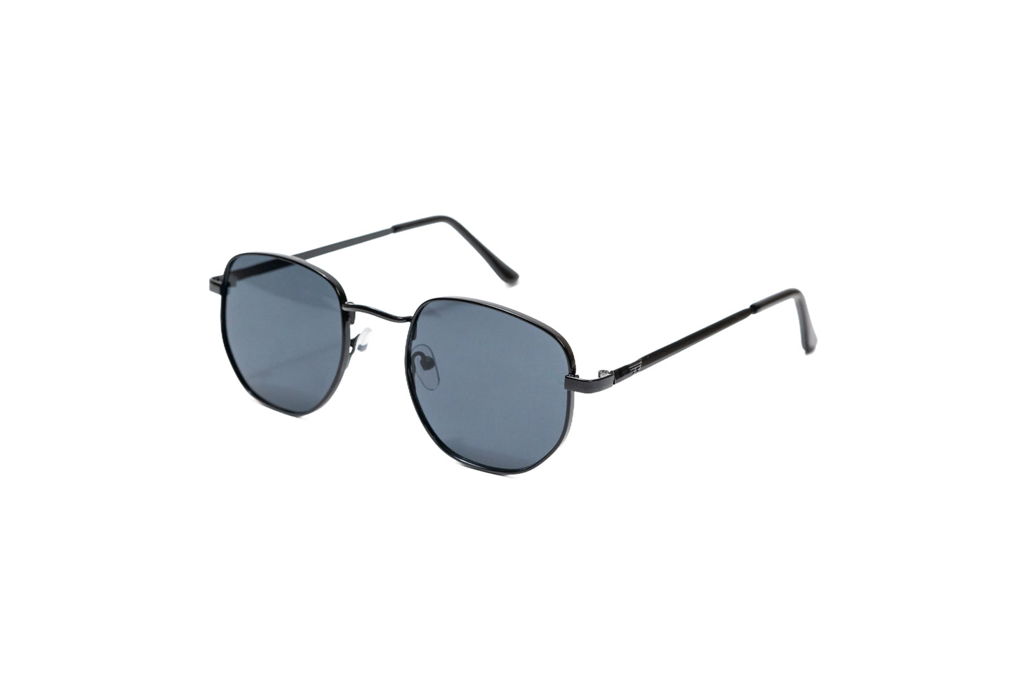 963. Unisex pentagon metal sunglass UV400 Retina protected cooling glass