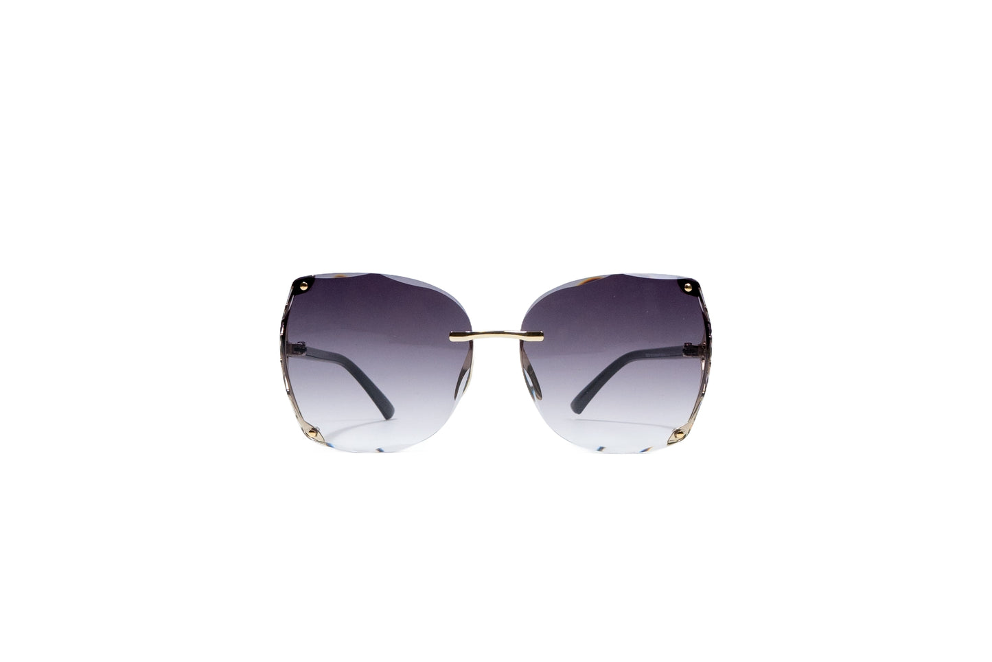 Q284. Premium rimless sunglass UV400 Retina protected cooling glass