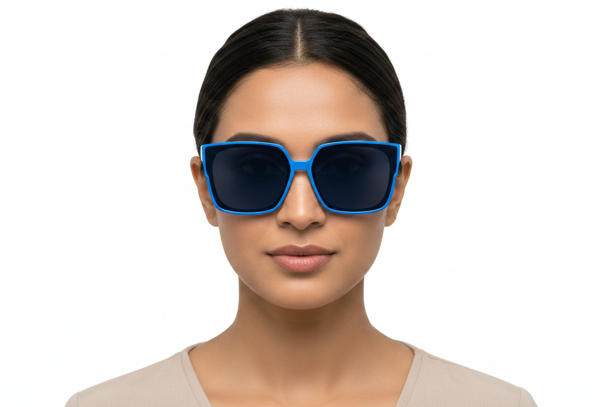 Q347. Celebrity stylish sunglasses UV400 Retina protected cooling glass