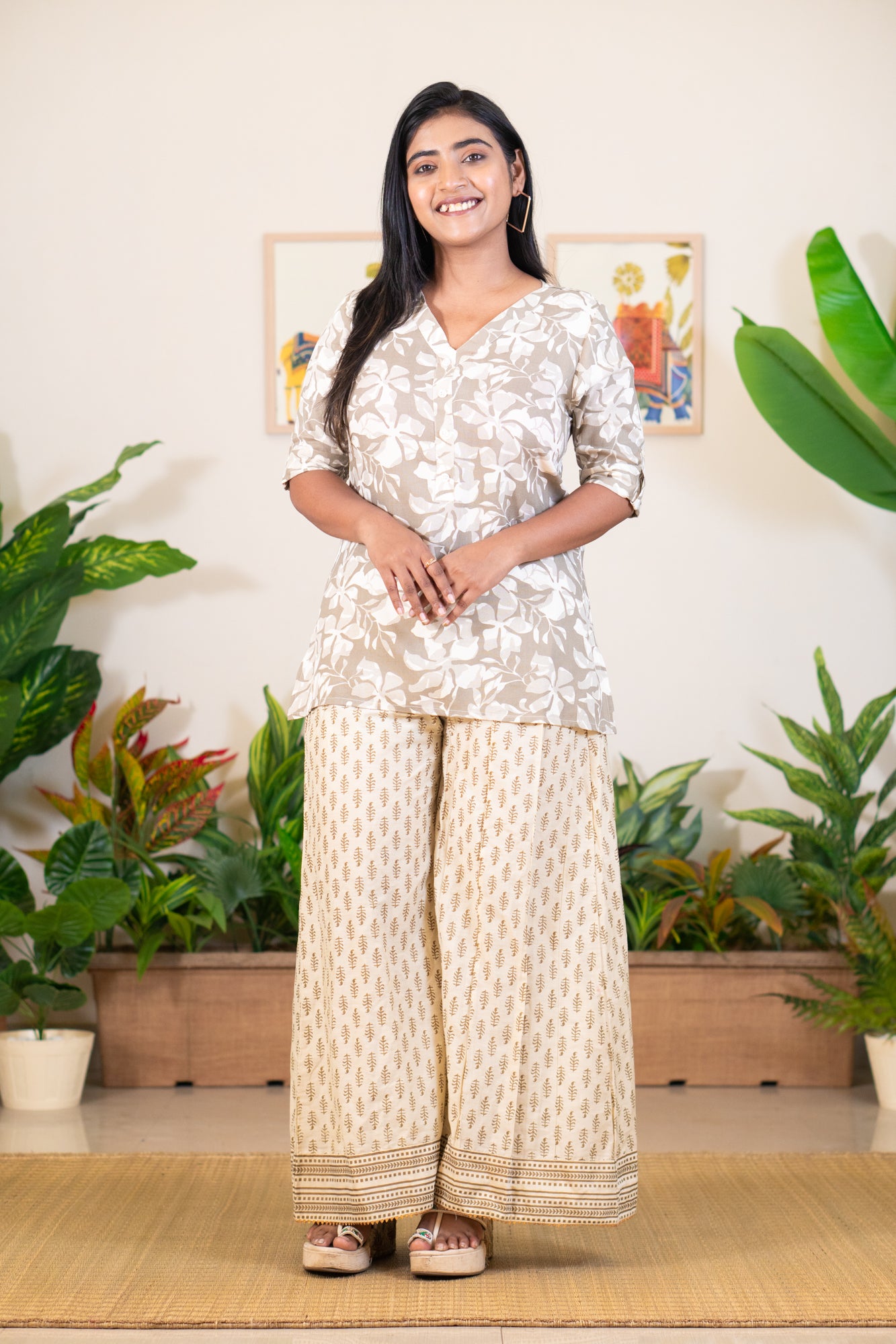 Hyrr Summer exclusive tunic kurta gold