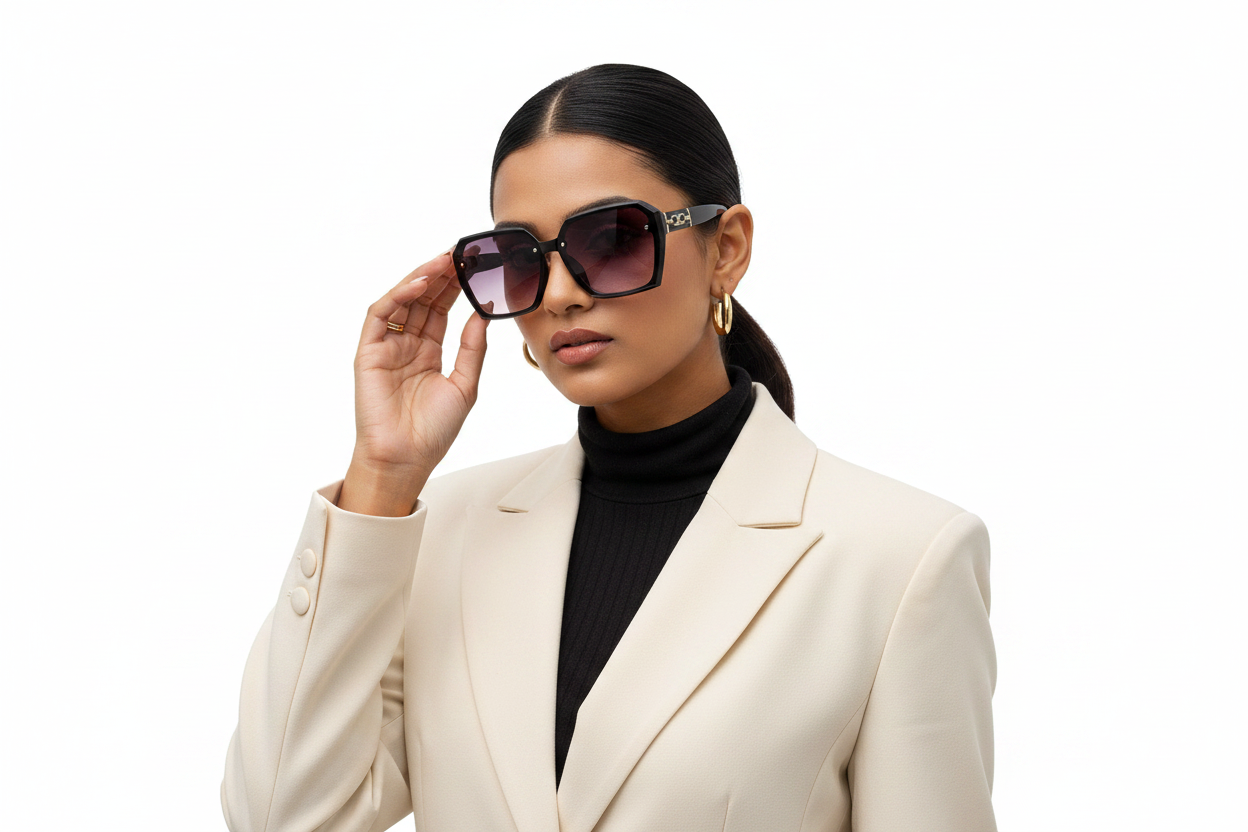 379E. Celebrity sunglasses UV400 Retina protected cooling glass
