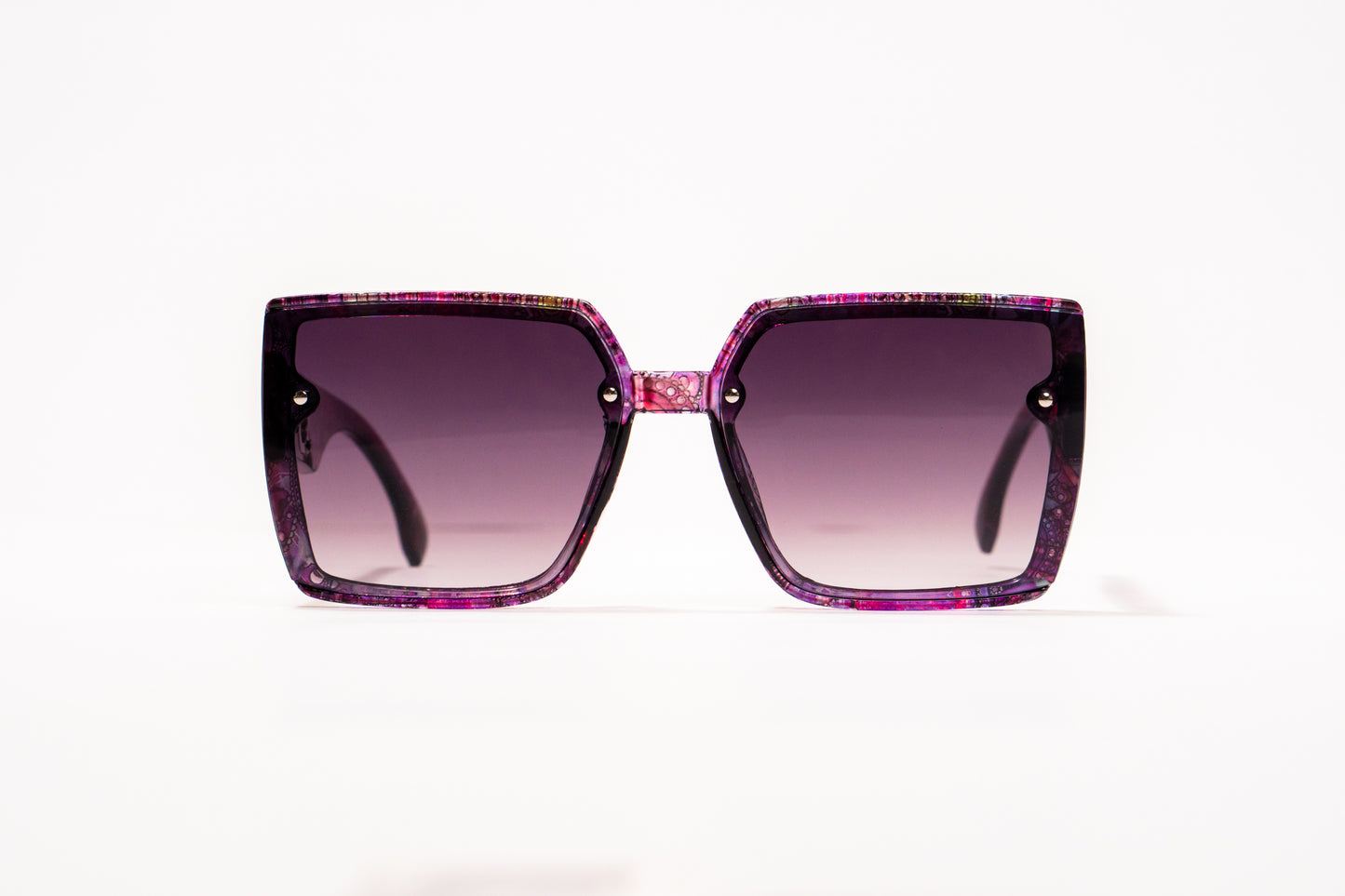 496. Square floral Celebrity UV400 Retina protected cooling glass