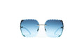 Q256. Premium rimless sunglass UV400 Retina protected cooling glass