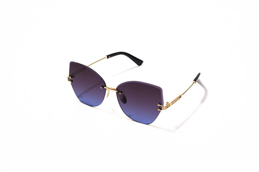 645. Celebrity Rimless diamond cut UV400 Retina protected cooling glass